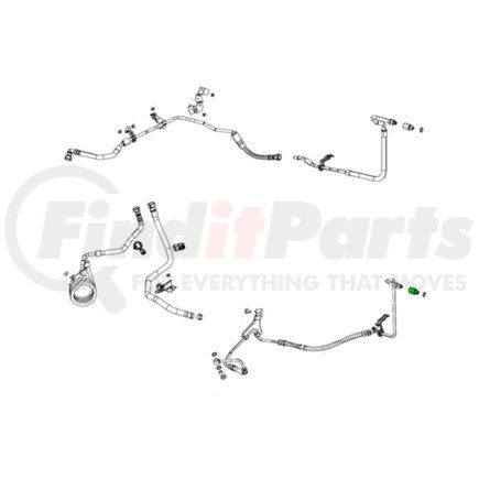 68109695AA by MOPAR - Power Steering Hose Connector - For 2014-2021 Ram