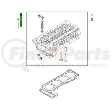 68099622AA by MOPAR - Engine Cylinder Head Bolt - with Washer, For 2014-2016 Ram