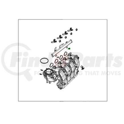 68360192AA by MOPAR - Engine Air Intake Manifold Inlet Screw - For 2019-2023 Jeep Cherokee