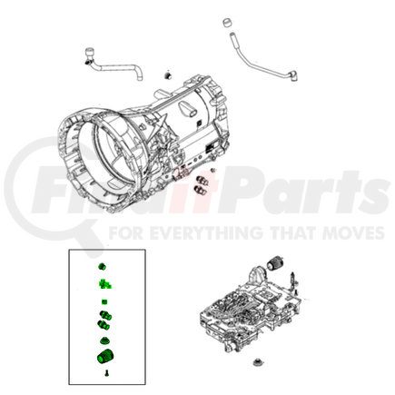 68402882AA by MOPAR - Engine Oil / Automatic Transmission Drain Plug Kit