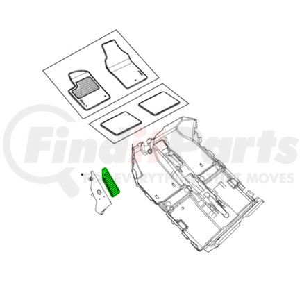 68144084AA by MOPAR - Foot Rest - For 2012-2019 Fiat 500