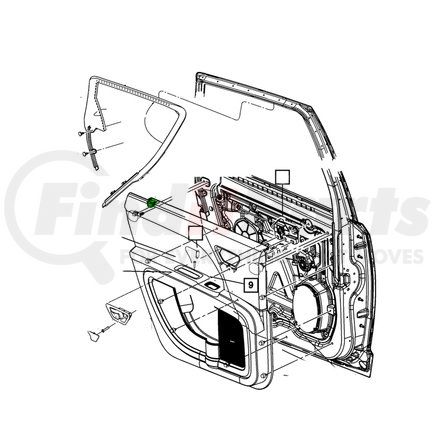 68328980AA by MOPAR - Door Interior Trim Panel - For 2012-2020 Dodge Journey