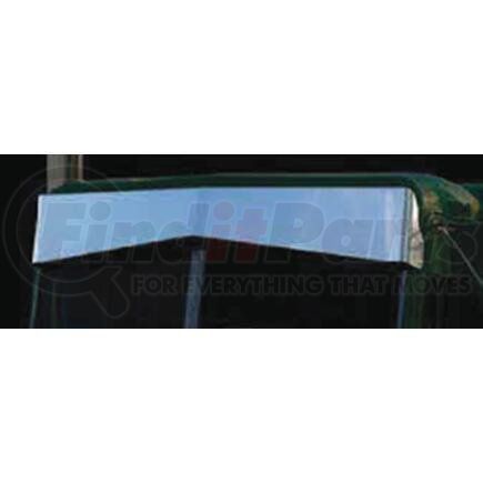 P1053A by ARANDA - BLIND MOUNT BOWTIE VISOR, PETERBILT 379  11" X 7" PAINTABLE ALUMINUM