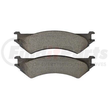 1001-0802M by MPA ELECTRICAL - Quality-Built Premium Disc Brake Pad Set - Semi-Metallic, with Hardware