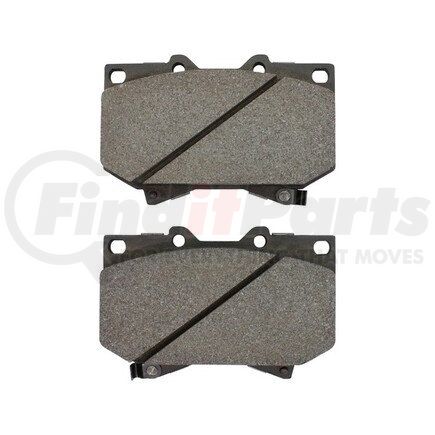 1001-0812C by MPA ELECTRICAL - Quality-Built Premium Ceramic Brake Pads w/ Hardware