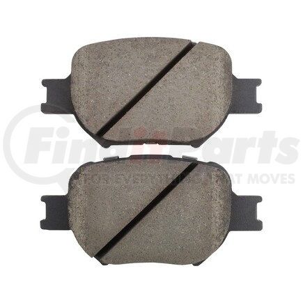 1001-0817C by MPA ELECTRICAL - Quality-Built Premium Ceramic Brake Pads w/ Hardware