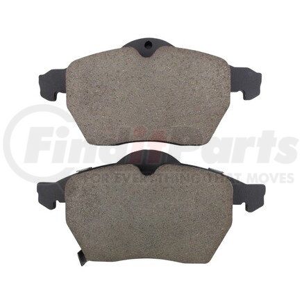 1001-0819M by MPA ELECTRICAL - Quality-Built Premium Disc Brake Pad Set - Semi-Metallic, with Hardware