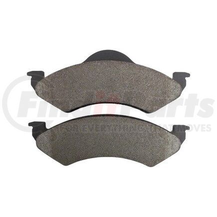 1001-0820M by MPA ELECTRICAL - Quality-Built Premium Disc Brake Pad Set - Semi-Metallic, with Hardware