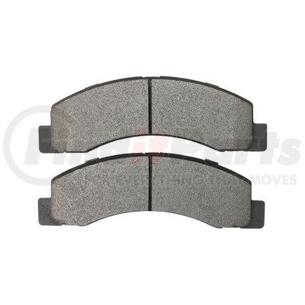 1001-0824M by MPA ELECTRICAL - Quality-Built Premium Semi-Metallic Brake Pads w/ Hardware