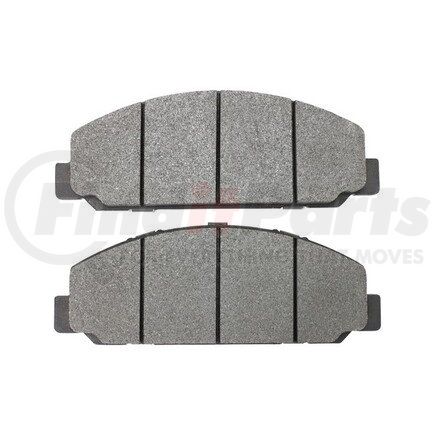 1001-0827M by MPA ELECTRICAL - Quality-Built Premium Semi-Metallic Brake Pads w/ Hardware