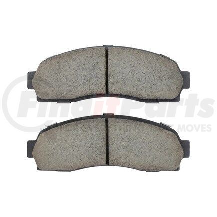 1001-0833AM by MPA ELECTRICAL - Quality-Built Premium Semi-Metallic Brake Pads w/ Hardware