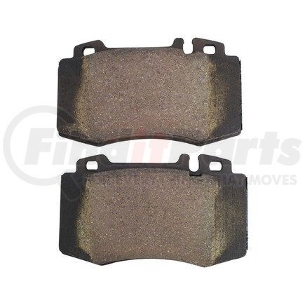 1001-0847M by MPA ELECTRICAL - Quality-Built Premium Semi-Metallic Brake Pads w/ Hardware