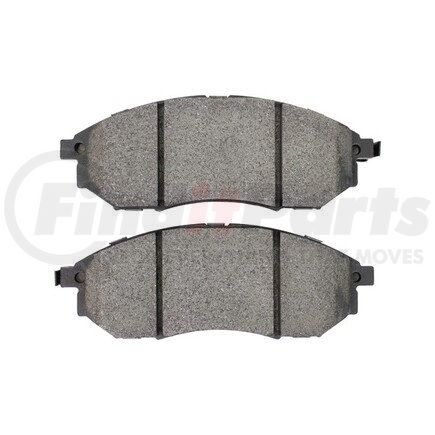 1001-0888M by MPA ELECTRICAL - Quality-Built Premium Disc Brake Pad Set - Semi-Metallic, with Hardware