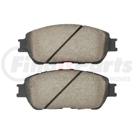 1001-0906C by MPA ELECTRICAL - Quality-Built Premium Ceramic Brake Pads w/ Hardware