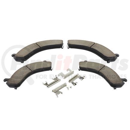 1001-0909M by MPA ELECTRICAL - Quality-Built Premium Semi-Metallic Brake Pads w/ Hardware