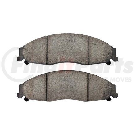 1001-0921M by MPA ELECTRICAL - Quality-Built Premium Semi-Metallic Brake Pads w/ Hardware