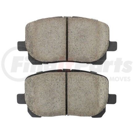 1001-0923C by MPA ELECTRICAL - Quality-Built Premium Ceramic Brake Pads w/ Hardware