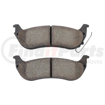 1001-0998M by MPA ELECTRICAL - Quality-Built Premium Disc Brake Pad Set - Semi-Metallic, with Hardware