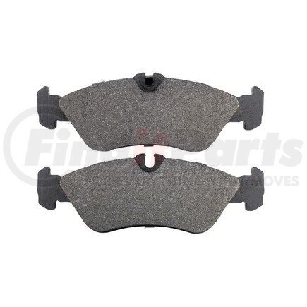 1001-1006M by MPA ELECTRICAL - Quality-Built Premium Disc Brake Pad Set - Semi-Metallic, with Hardware