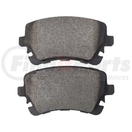 1001-1018M by MPA ELECTRICAL - Quality-Built Premium Semi-Metallic Brake Pads w/ Hardware