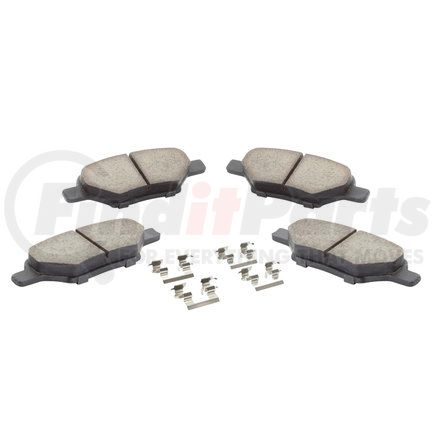 1001-1033M by MPA ELECTRICAL - Quality-Built Premium Semi-Metallic Brake Pads w/ Hardware