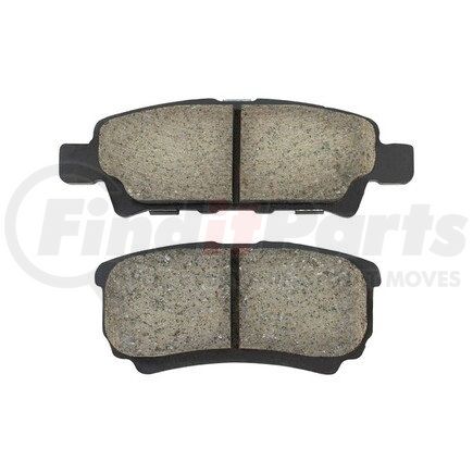 1001-1037M by MPA ELECTRICAL - Quality-Built Premium Disc Brake Pad Set - Semi-Metallic, with Hardware