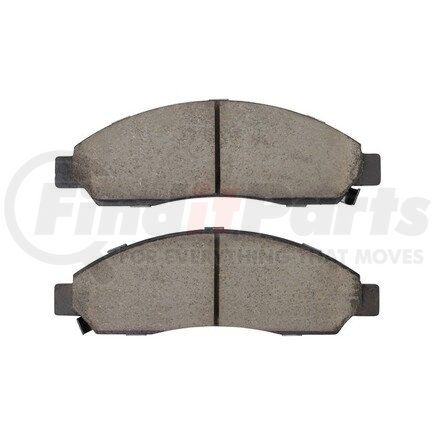 1001-1039M by MPA ELECTRICAL - Quality-Built Premium Disc Brake Pad Set - Semi-Metallic, with Hardware