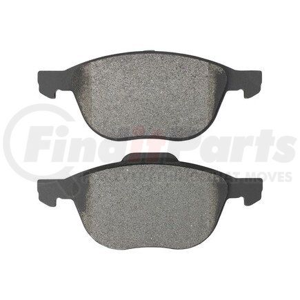 1001-1044M by MPA ELECTRICAL - Quality-Built Premium Disc Brake Pad Set - Semi-Metallic, with Hardware