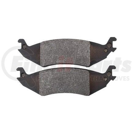 1001-1046M by MPA ELECTRICAL - Quality-Built Premium Disc Brake Pad Set - Semi-Metallic, with Hardware