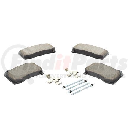 1001-1053AC by MPA ELECTRICAL - Quality-Built Premium Ceramic Brake Pads w/ Hardware