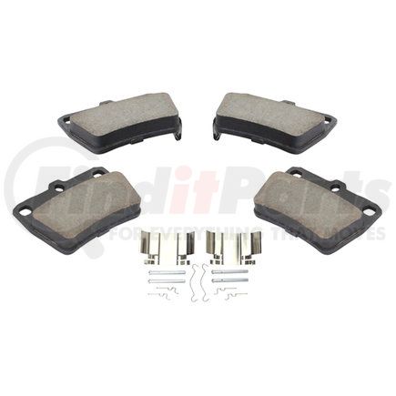 1001-1051M by MPA ELECTRICAL - Quality-Built Premium Semi-Metallic Brake Pads w/ Hardware