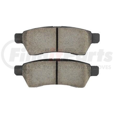 1001-1100M by MPA ELECTRICAL - Quality-Built Premium Semi-Metallic Brake Pads w/ Hardware