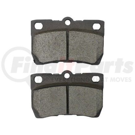 1001-1113AM by MPA ELECTRICAL - Quality-Built Premium Disc Brake Pad Set - Semi-Metallic, with Hardware