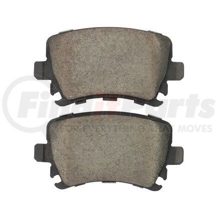 1001-1108M by MPA ELECTRICAL - Quality-Built Premium Disc Brake Pad Set - Semi-Metallic, with Hardware