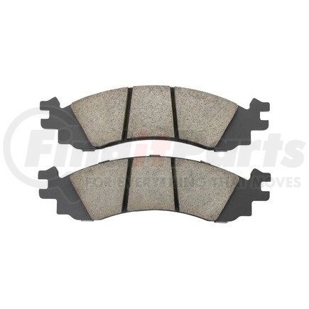 1001-1158M by MPA ELECTRICAL - Quality-Built Premium Semi-Metallic Brake Pads w/ Hardware