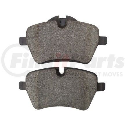 1001-1204M by MPA ELECTRICAL - Quality-Built Premium Disc Brake Pad Set - Semi-Metallic, with Hardware