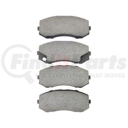 1001-1265M by MPA ELECTRICAL - Quality-Built Premium Disc Brake Pad Set - Semi-Metallic, with Hardware