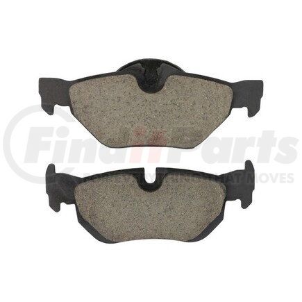 1001-1267M by MPA ELECTRICAL - Quality-Built Premium Semi-Metallic Brake Pads w/ Hardware