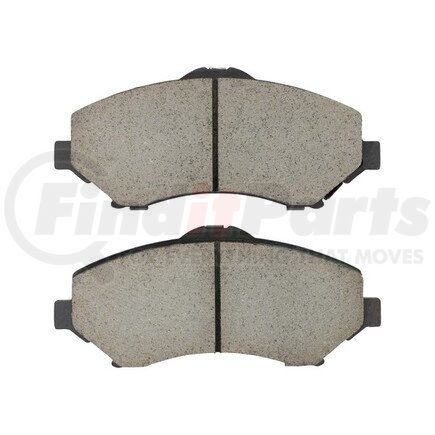 1001-1273C by MPA ELECTRICAL - Quality-Built Premium Ceramic Brake Pads w/ Hardware