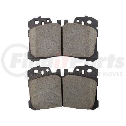 1001-1282C by MPA ELECTRICAL - Quality-Built Disc Brake Pad, Premium, Ceramic, with Hardware