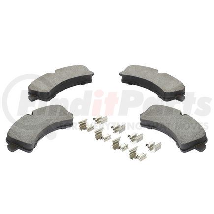 1001-1318M by MPA ELECTRICAL - Quality-Built Premium Semi-Metallic Brake Pads w/ Hardware