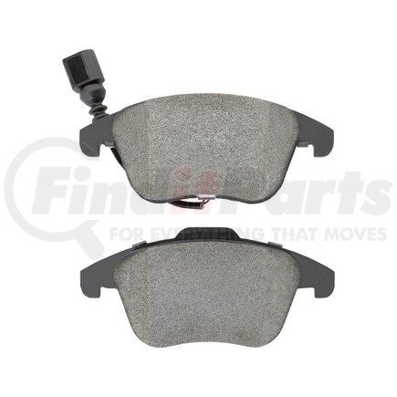 1001-1375M by MPA ELECTRICAL - Quality-Built Premium Disc Brake Pad Set - Semi-Metallic, with Hardware