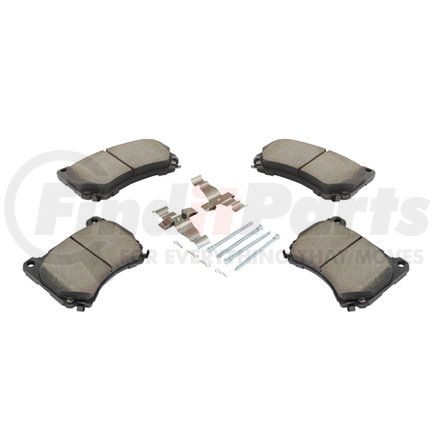 1001-1396C by MPA ELECTRICAL - Quality-Built Premium Ceramic Brake Pads w/ Hardware