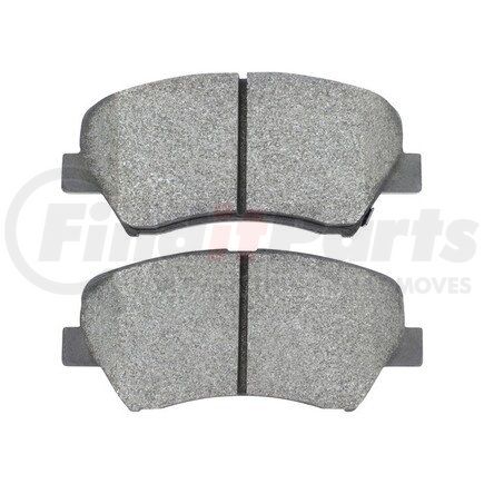 1001-1543AM by MPA ELECTRICAL - Quality-Built Premium Disc Brake Pad Set - Semi-Metallic, with Hardware