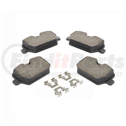 1001-1554C by MPA ELECTRICAL - Quality-Built Premium Ceramic Brake Pads w/ Hardware