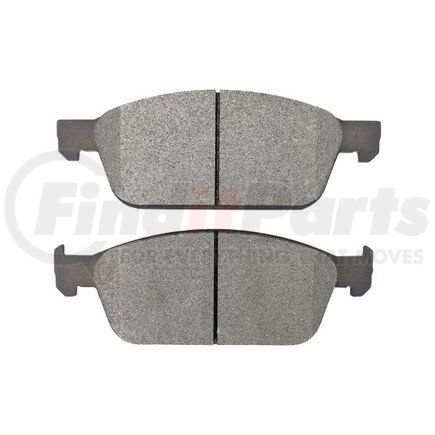 1001-1645M by MPA ELECTRICAL - Quality-Built Premium Disc Brake Pad Set - Semi-Metallic, with Hardware