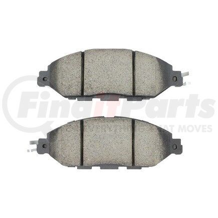 1001-1649C by MPA ELECTRICAL - Quality-Built Premium Ceramic Brake Pads w/ Hardware