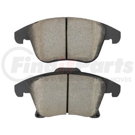 1001-1653C by MPA ELECTRICAL - Quality-Built Premium Ceramic Brake Pads w/ Hardware