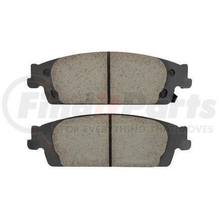 1001-1707C by MPA ELECTRICAL - Quality-Built Premium Ceramic Brake Pads w/ Hardware