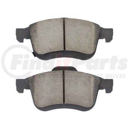 1001-1721C by MPA ELECTRICAL - Quality-Built Premium Ceramic Brake Pads w/ Hardware